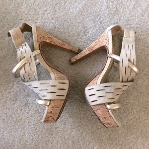 Diane Von Furstenberg Platform High Heeled Sandals